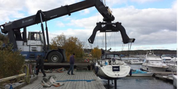 Sjösättning, torrsättning eller inspektionslyft